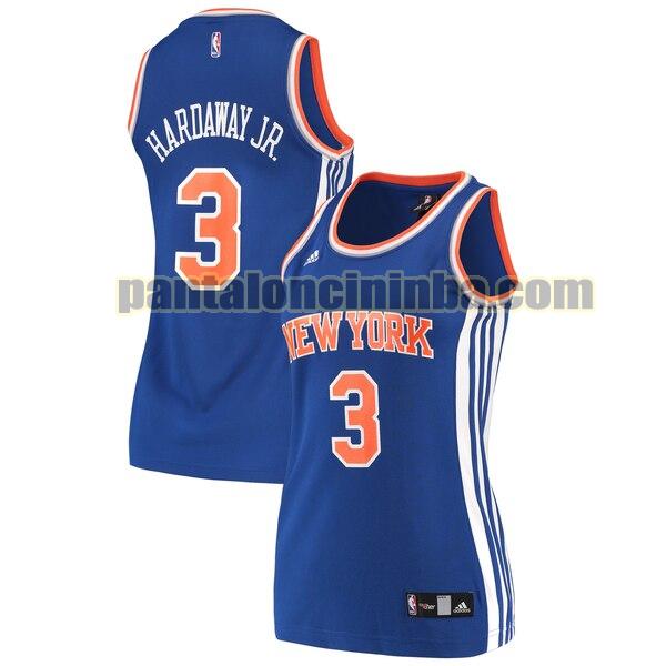 Maglia Donna basket Tim Hardaway 3 New York Knicks Blu Replica
