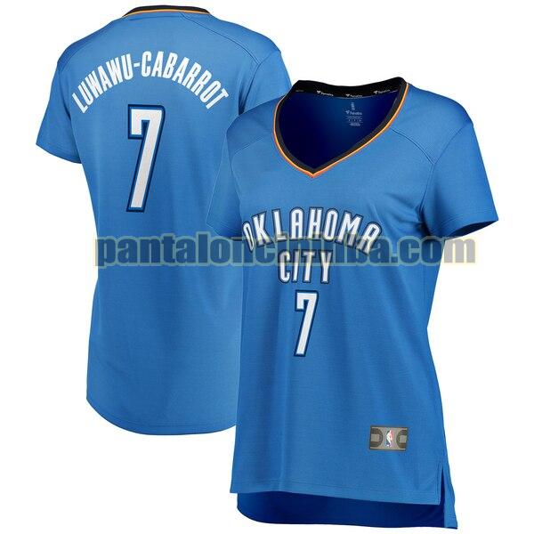 Maglia Donna basket Timothe Luwawu-Cabarrot 7 Oklahoma City Thunder Blu icon edition