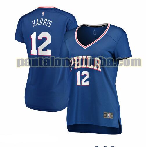 Maglia Donna basket Tobias Harris 12 Philadelphia 76ers Blu icon edition