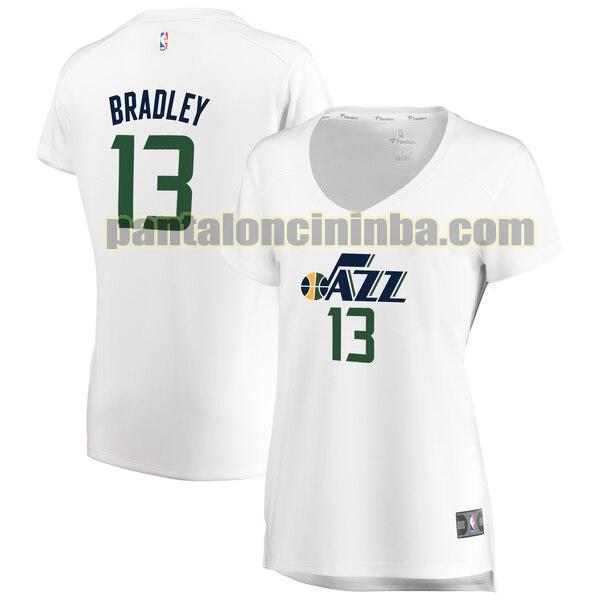 Maglia Donna basket Tony Bradley 13 Utah Jazz Bianco association edition