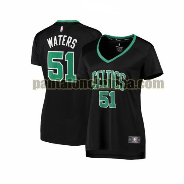 Maglia Donna basket Tremont Waters 51 Boston Celtics Nero statement edition