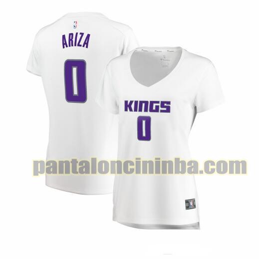 Maglia Donna basket Trevor Ariza 0 Sacramento Kings Bianco association edition