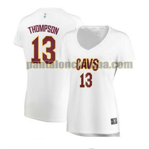 Maglia Donna basket Tristan Thompson 13 Cleveland Cavaliers Bianco association edition