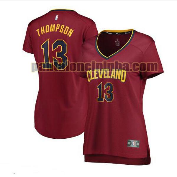 Maglia Donna basket Tristan Thompson 13 Cleveland Cavaliers Rosso icon edition