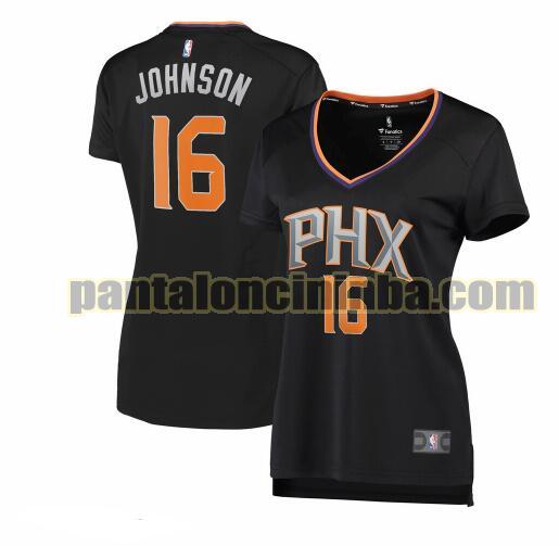 Maglia Donna basket Tyler Johnson 16 Phoenix Suns Nero statement edition