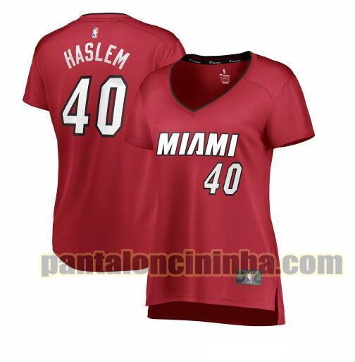 Maglia Donna basket Udonis Haslem 40 Miami Heat Rosso statement edition