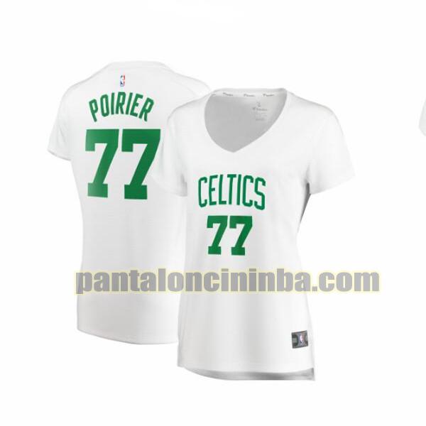 Maglia Donna basket Vincent Poirier 77 Boston Celtics Bianco association edition