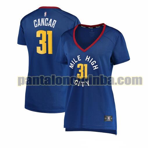 Maglia Donna basket Vlatko Cancar 31 Denver Nuggets Blu statement edition