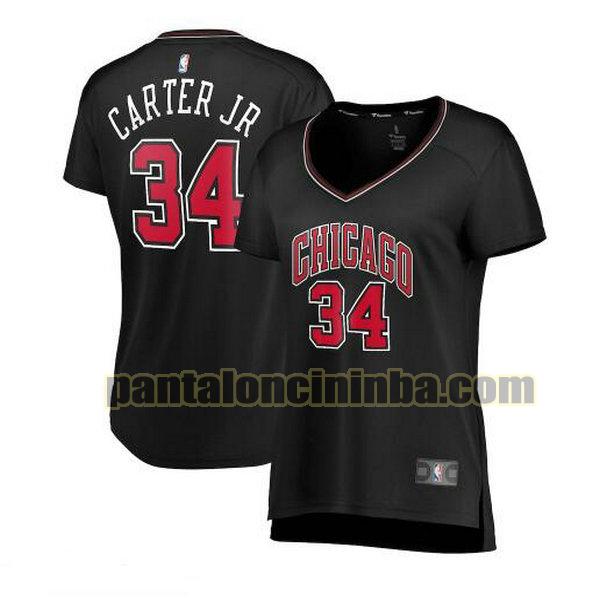 Maglia Donna basket Wendell Carter Jr. 34 Chicago Bulls Nero statement edition