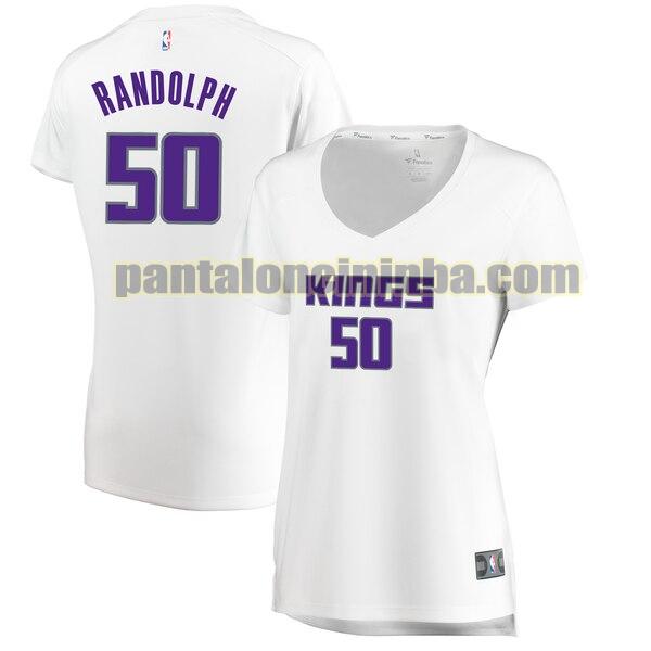 Maglia Donna basket Zach Randolph 50 Sacramento Kings Bianco association edition