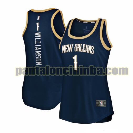 Maglia Donna basket Zion Williamson 1 New Orleans Pelicans Armada 2019-2020 icon edition