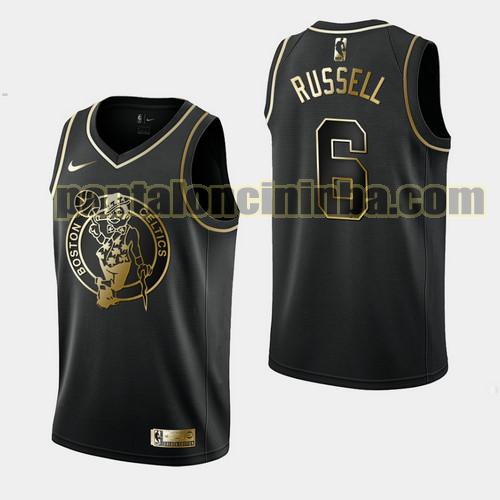 Maglia Uomo basket Bill Russell 6 Boston Celtics Nero Edizioni City 19-20