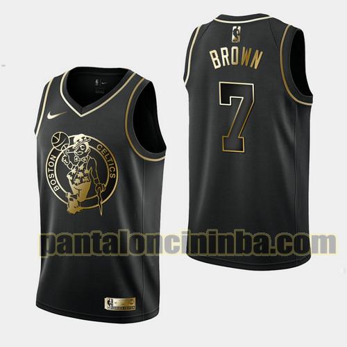 Maglia Uomo basket Jaylen Brown 7 Boston Celtics Nero Edizioni City 19-20