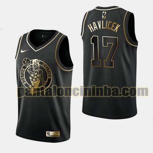 Maglia Uomo basket John Havlicek 17 Boston Celtics Nero Edizioni City 19-20