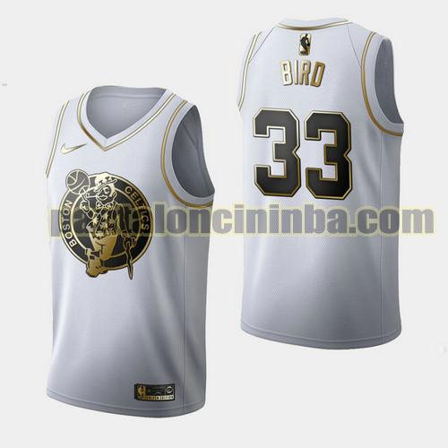 Maglia Uomo basket Larry Bird 33 Boston Celtics Bianco Edizioni City 19-20