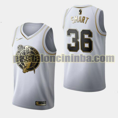 Maglia Uomo basket Marcus Smart 36 Boston Celtics Bianco Edizioni City 19-20