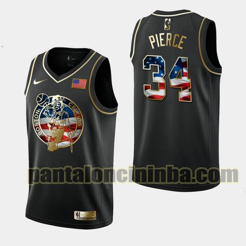 Maglia Uomo basket Paul Pierce 34 Boston Celtics Nero Edizioni City 19-20