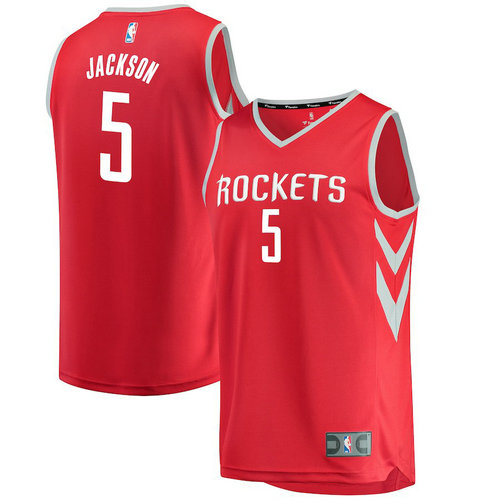 maglia uomo Aaron Jackson 5 2018-2019 houston rockets rosso