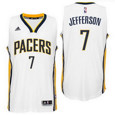 maglia nba al jefferson 7 2016 indiana pacers bianca