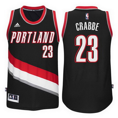 maglia basket allen crabbe 23 portland trail blazers rev30 nero