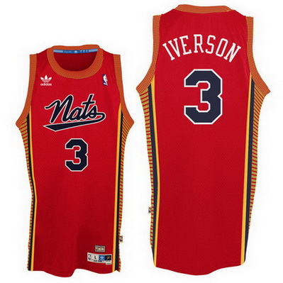 canotta basket allen iverson 3 philadelphia 76ers classico rosso