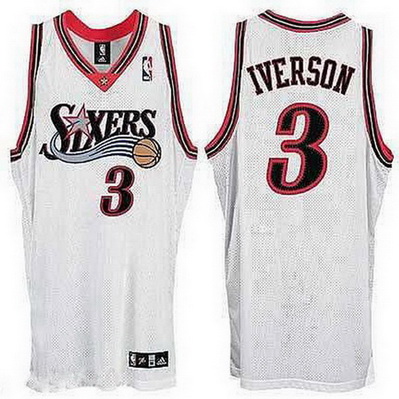 canotta nba allen iverson 3 retro philadelphia 76ers bianca