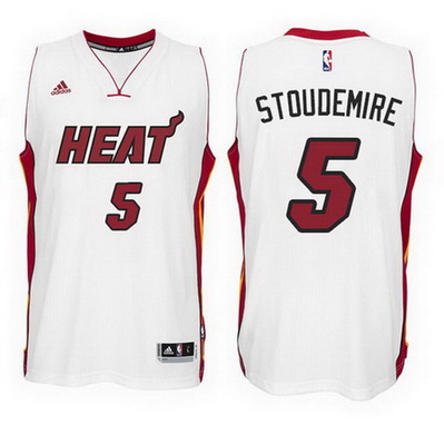 maglia amar'e stoudemire 5 2015 miami heat bianca