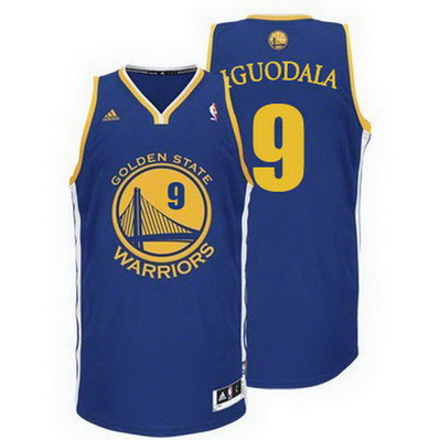 maglia uomo andre iguodala 9 golden state warriors rev30 blu