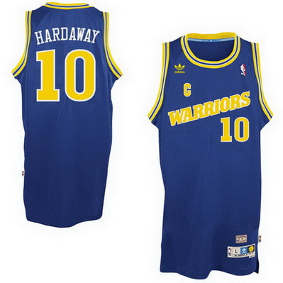 canotta basket anfernee hardaway 10 retro golden state warriors blu