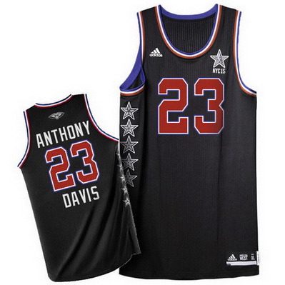 maglie basket anthony davis 23 nba all star 2015 nero