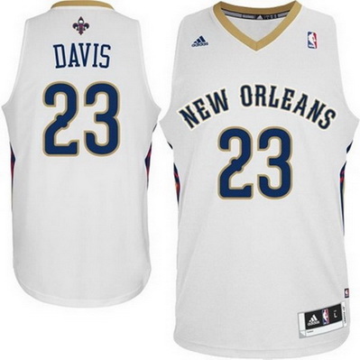 maglia nba anthony davis 23 new orleans pelicans rev30 bianca