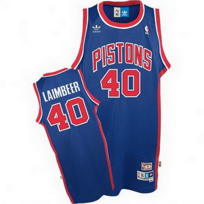 canotta basket bill laimbeer 40 retro detroit pistons blu