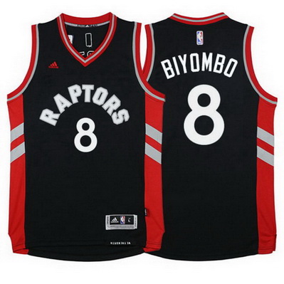 canotta bismack biyombo 8 2016 toronto raptors nero