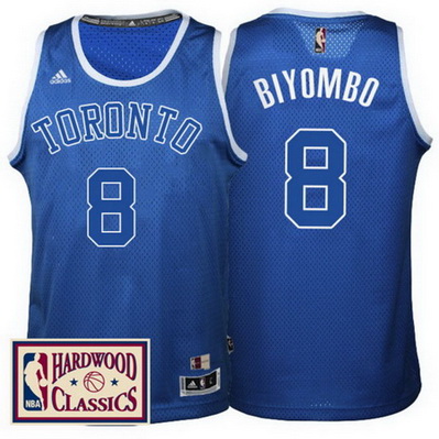 maglia bismack biyombo 8 2017 toronto raptors blu