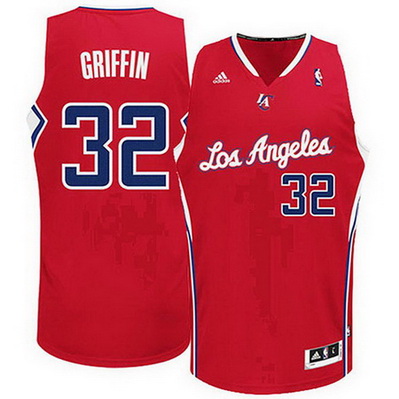 maglia nba blake griffin 32 los angeles clippers rev30 rosso