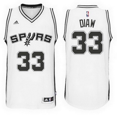 maglia boris diaw 33 2015 san antonio spurs bianca