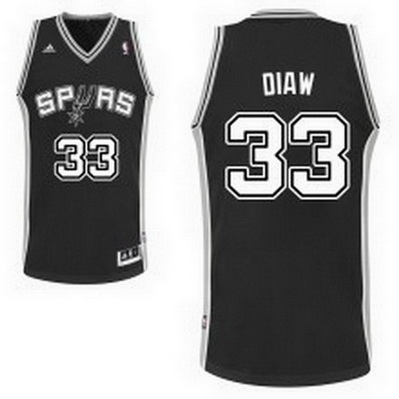 canotta basket boris diaw 33 san antonio spurs rev30 nero