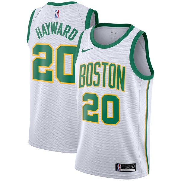 canotta basket boston celtics 2019-2020 bambino gordon hayward 20 bianca