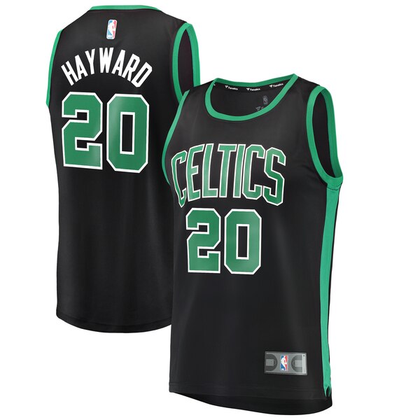 canotta basket boston celtics 2020 bambino gordon hayward 20 nero