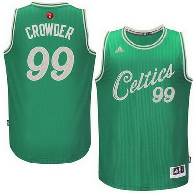 maglie basket boston celtics natale 2015 jae crowder 99 verde