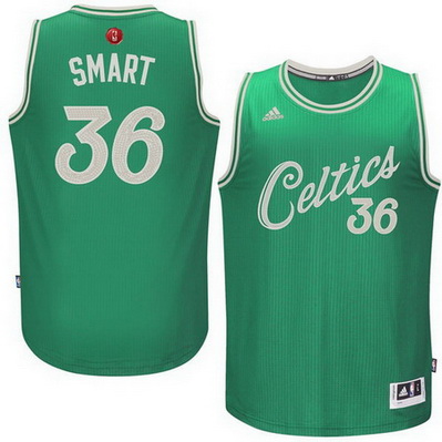 maglie uomo boston celtics natale 2015 marcus smart 36 verde