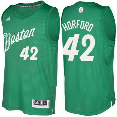 canotte uomo boston celtics natale 2016 al horford 42 verde