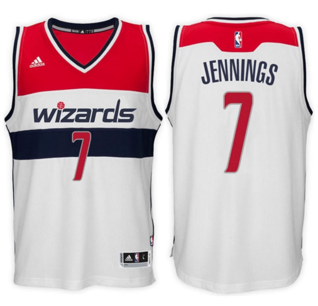 canotta brandon jennings 7 2017 per washington wizards bianca