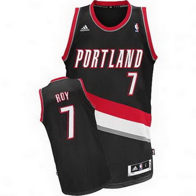 maglia nba brandon roy 7 portland trail blazers rev30 nero