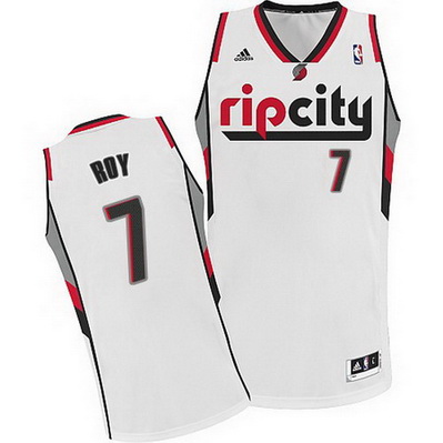 canotta brandon roy 7 retro portland trail blazers bianca