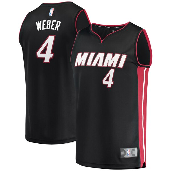 canotta basket Briante Weber 4 2019-2020 miami heat nero