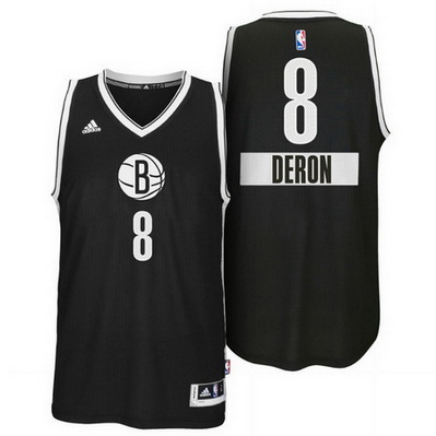 canotte uomo brooklyn nets natale 2014 deron williams 8 nero