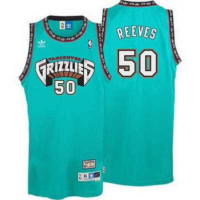 maglia basket bryant reeves 50 retro memphis grizzlies verde