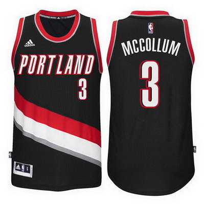 canotta nba c.j. mccollum 3 2015 portland trail blazers nero