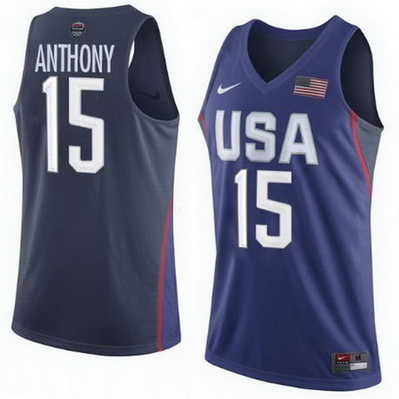 canotte basket cameron anthony 15 nba usa olimpiadi 2016 blu